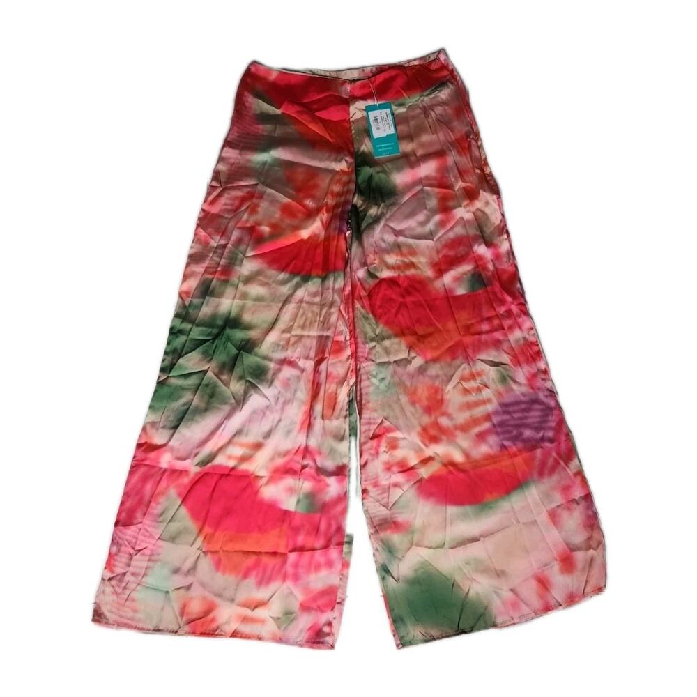 Nwt Praia By Dayanara Duran 2PR Mellietta 0523 Wide Leg Pants Size Xl - Picture 2 of 9
